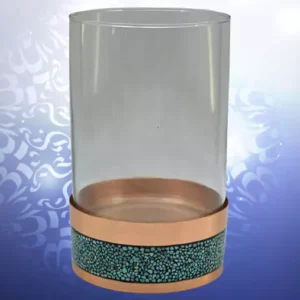 تابش یا تنگ فیروزه کوبی با تنگ شیشه ای شفاف
